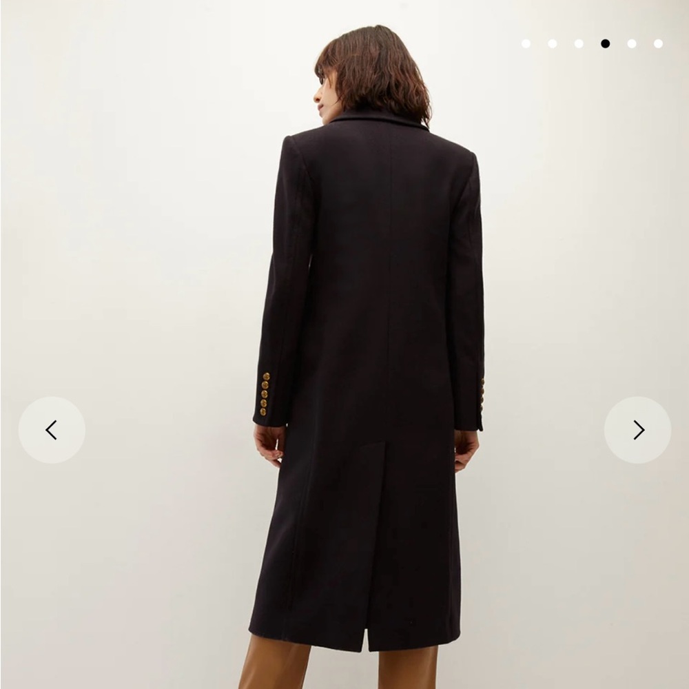 Veronica Beard Navy Nalida Coat